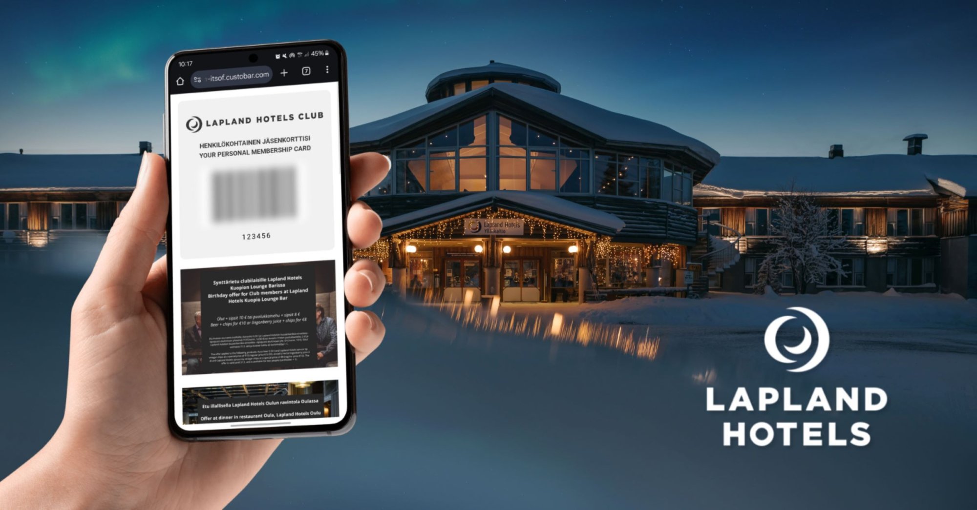 Custobar testimonial Lapland Hotels Ylläskaltio