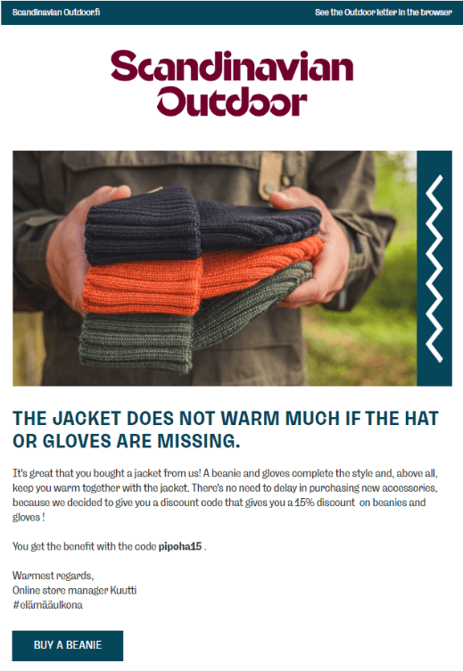 Cross-selling Scandinavian Outdoor