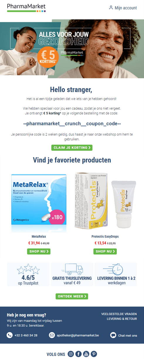 customer reactivation PharmaMarket