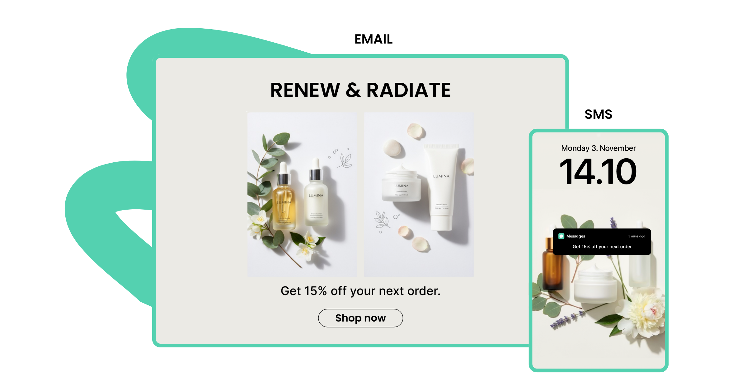 Manage your email, SMS and all campaigns with ease and AI-1