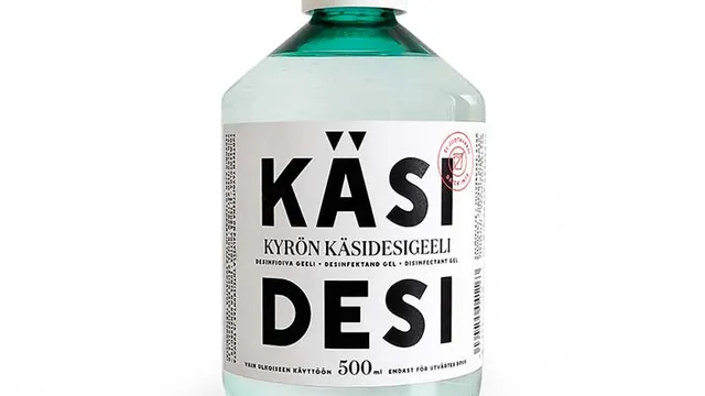 Kyrö Distillery hand sanitizer launch – adapting at its’ finest