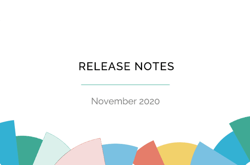 Release Notes November 2020