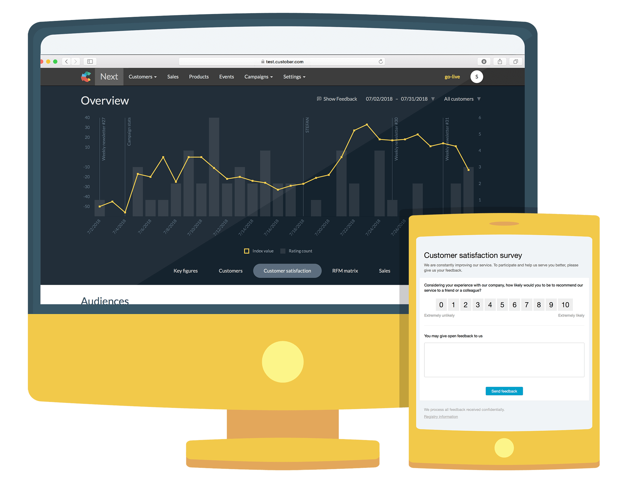 A new feature available: The Customer Satisfaction Survey